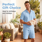 Conjunto de dos piezas para hombre, transpirable y desenfadado