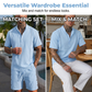 Conjunto de dos piezas para hombre, transpirable y desenfadado