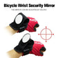 Espejo retrovisor de seguridad de muñeca para bicicleta