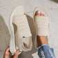 👟 Sandalias de plataforma transpirables de punto para mujer: cómodas y a la moda