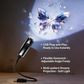 Luz nocturna con proyector de galaxias y lunas que funciona con USB