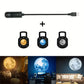 Luz nocturna con proyector de galaxias y lunas que funciona con USB