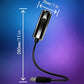 Luz nocturna con proyector de galaxias y lunas que funciona con USB