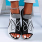 Sandalias de playa con plataforma y punta abierta para mujer