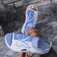 Sandalias de playa con plataforma y punta abierta para mujer