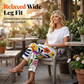 Pantalones cortos de estilo informal con estampado floral para mujer