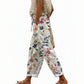 Pantalones cortos de estilo informal con estampado floral para mujer