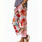 Pantalones cortos de estilo informal con estampado floral para mujer