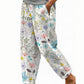 Pantalones cortos de estilo informal con estampado floral para mujer