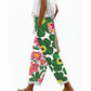 Pantalones cortos de estilo informal con estampado floral para mujer