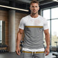 Conjunto deportivo de verano para hombre con bloques de color
