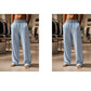 Pantalones Rectos Transpirables – Cintura Elástica, Frescos y Secos
