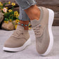Zapatos sin cordones de malla transpirable para mujer, ideales para caminar