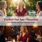 Vestido plisado con escote en V y cruce delantero para mujer