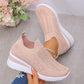 Zapatos de punto transpirables para mujer, ideales para caminar