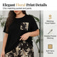Conjunto de mujer compuesto por una camiseta informal de cuello redondo y unos pantalones capri