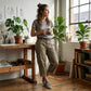 👖 ¡AHORA CON UN 50 % DE DESCUENTO! 🌿 Pantalones capri cargo informales de corte holgado para mujer: amplios bolsillos funcionales, tejido transpirable y corte holgado. Comodidad para el día a día, perfectos para el buen tiempo. ✨
