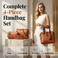 👜Conjunto de 4 bolsos de piel sintética para mujer: elegantes, versátiles y atemporales ✨