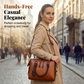 👜Conjunto de 4 bolsos de piel sintética para mujer: elegantes, versátiles y atemporales ✨