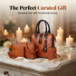 👜Conjunto de 4 bolsos de piel sintética para mujer: elegantes, versátiles y atemporales ✨