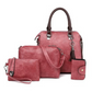 👜Conjunto de 4 bolsos de piel sintética para mujer: elegantes, versátiles y atemporales ✨