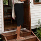 Pantalones capri informales de verano transpirables para mujer