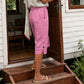 Pantalones capri informales de verano transpirables para mujer