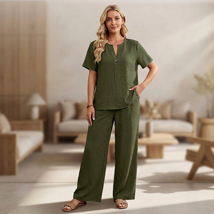 👕Camisa informal de manga larga y holgada para mujer de tallas grandes