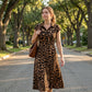 👗 ¡50 % DE DESCUENTO POR TIEMPO LIMITADO! 💥 Elegante vestido de mujer con solapas y estampado de leopardo: un estilo chic, favorecedor y llamativo ✨