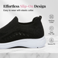 Zapatos de punto transpirables para mujer, ideales para caminar