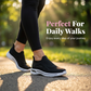 Zapatos de punto transpirables para mujer, ideales para caminar