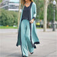 Conjunto de 3 piezas para mujer: chaqueta, chaleco y pantalones en colores contrastados