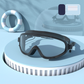 Gafas de natación de montura grande antivaho