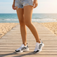 Zapatillas deportivas de punto informales y transpirables para mujer