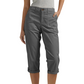 WPantalones capri de mujer de color liso; pantalones ligeros de mezcla de tejidos de primera calidad