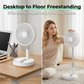 🌬️❄️Ventilador de suelo telescópico multifuncional y portátil: mantente fresco en cualquier lugar✨