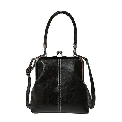 Bolso Bandolera para Mujer con Cierre de Broche y Asa Superior