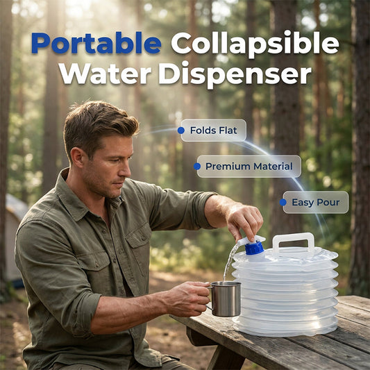 💦 Depósito de agua plegable con grifo