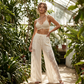 🌸Pantalones de encaje fluidos para mujer con cordón: holgados, cómodos y elegantes sin esfuerzo✨