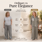 🔥Oferta especial: 50 % de descuento🔥 Conjunto de camisa de lentejuelas y pantalones de pierna ancha para mujer