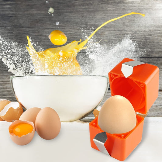 🍳 Rompedor de Huevos Rápido – Abre Cientos de Huevos Más Rápido y Limpio 🔥
