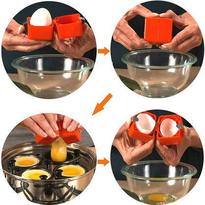 🍳 Rompedor de Huevos Rápido – Abre Cientos de Huevos Más Rápido y Limpio 🔥