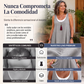 Vestido sin mangas de mujer falso de dos piezas