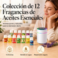 🔥¡Oferta limitada con 50% de descuento! 🎁🌺¡El aroma fresco te levanta el ánimo! 🌷Juego de 12 aceites esenciales solubles en agua