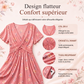 🌸 Robe fleurie à col en V avec nœud à la taille : élégante et décontractée, idéale pour toutes les occasions