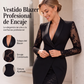 Vestido ajustado elegante para mujer con escote en V y mangas de encaje