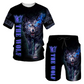 ⏰🔥 ¡OFERTA 50% OFF! 🐯👕 Conjunto de 2 Piezas para Hombre – Camiseta + Pantalón Corto con Estampado 3D de Animales, Fresco, Cómodo y Llamativo