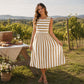 Vestido maxi elegante sin mangas para mujer