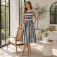 Vestido maxi elegante sin mangas para mujer