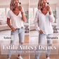 Jersey de punto con encaje elegante